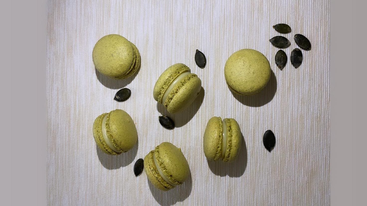 Tökmagos Macaron- természetesen tökmaglisztből